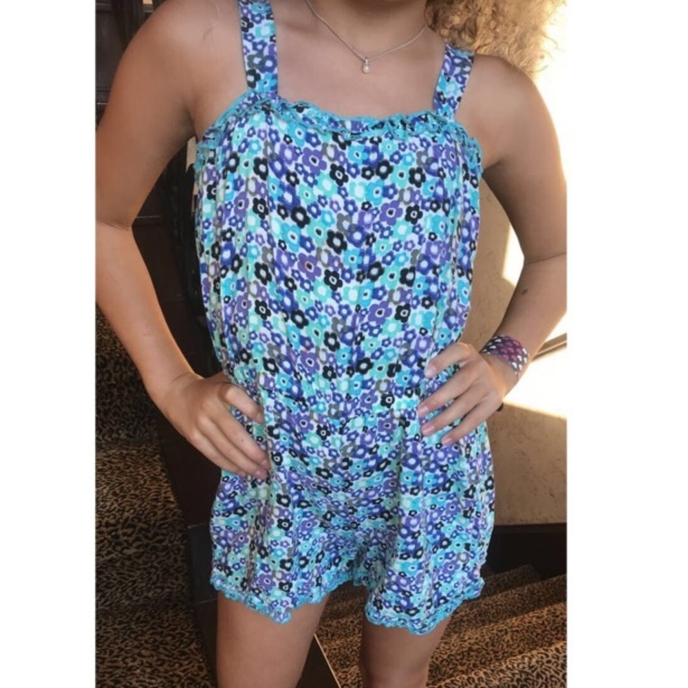 Super Cute Girls Floral Romper